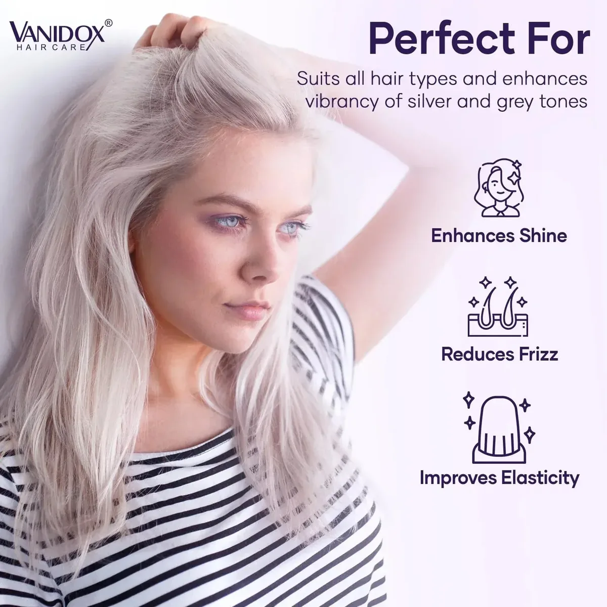 Purple Shampoo and Conditioner Set