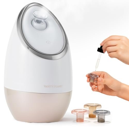 Aira Ionic Facial Steamer (Beige) - Pore Cleaner that Detoxifies