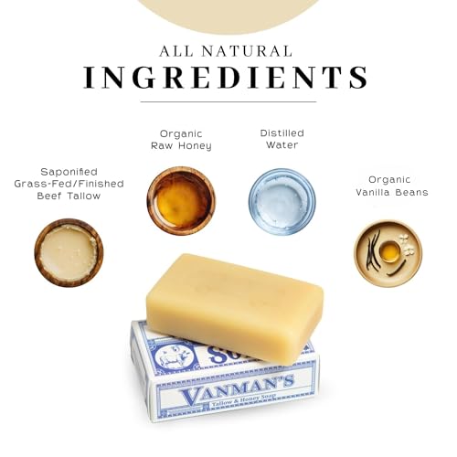 Beef Tallow and Honey Bar Soap