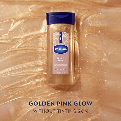Glazed and Glisten Sunlit Glow Body Gel Oil Shimmering 6.8oz 1ct