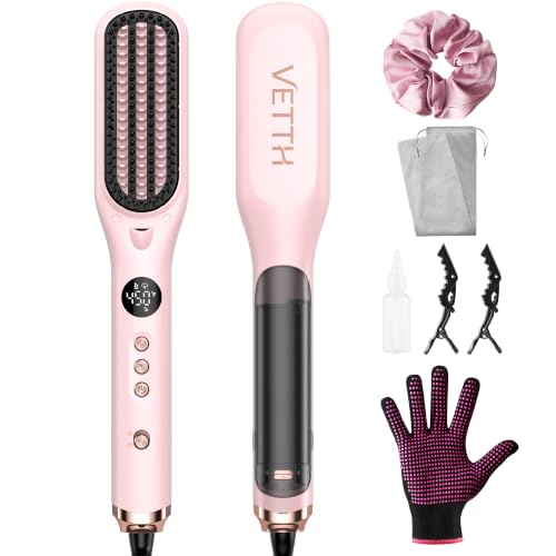 Steam Ionic Straightening Brush for Women