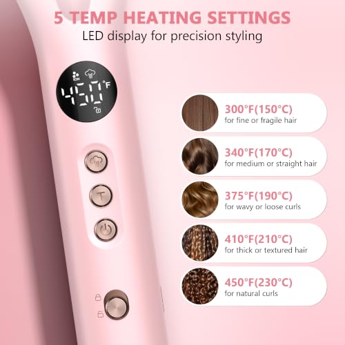 Steam Ionic Straightening Brush for Women