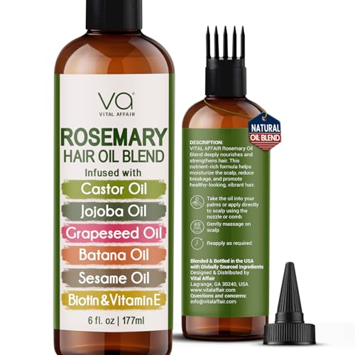 Blend Of Pure Rosemary Oil For Hair Growth 6 Fl Oz