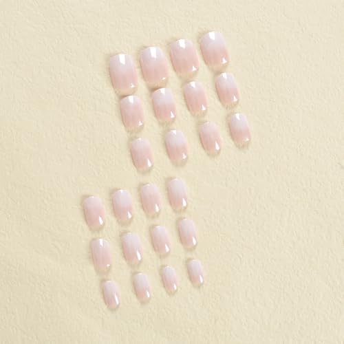 Short Press On Nails For Women Short Square Girls Fake Nails