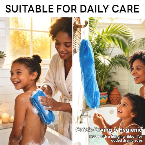 5 Pack African Net Sponge with Knots