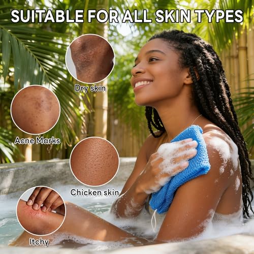 5 Pack African Net Sponge with Knots