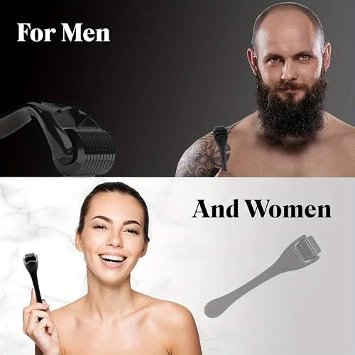 540 Titanium Derma Roller for Beard and Scalp