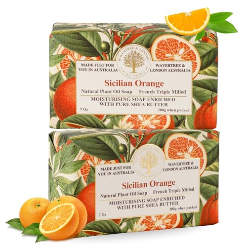 Sicilian Orange Scented Natural Soap (2 Bars)