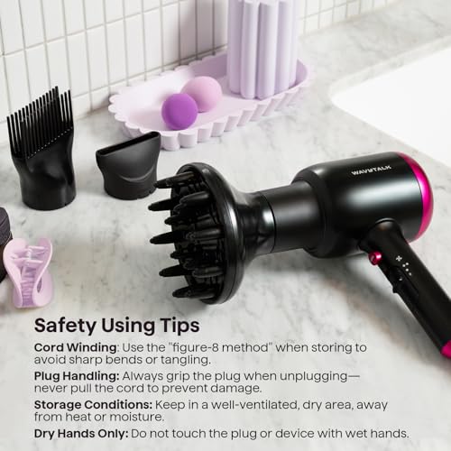Blown Away Ionic Hair Dryer with Diffuser for Curly Hair