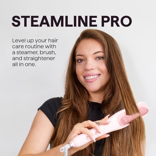 Pro Steam Hair Straightener Brush Steamline Pro