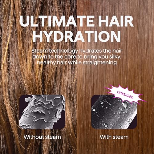 Pro Steam Hair Straightener Brush Steamline Pro
