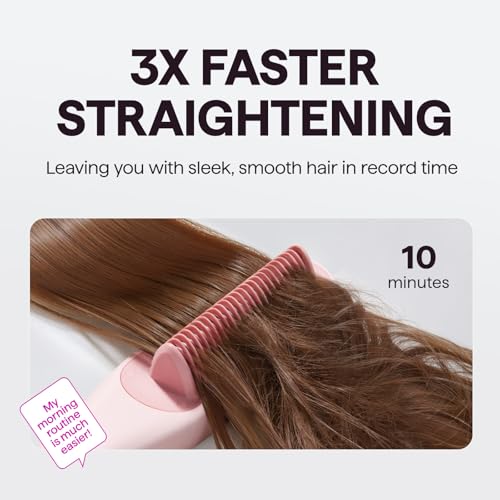 Pro Steam Hair Straightener Brush Steamline Pro