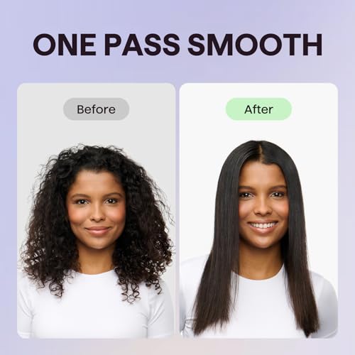 Steam Hair Straightener Steam Sesh Flat Iron Less Heat Damage