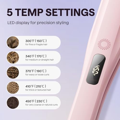 Steam Hair Straightener Steam Sesh Flat Iron Less Heat Damage