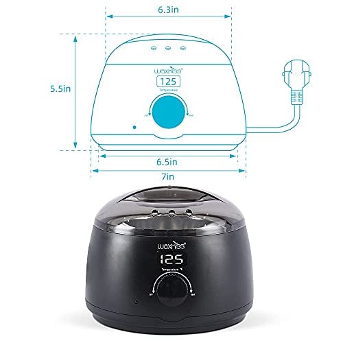Digital Hair Removal Warmer with See-Through Lid and 14oz Pot