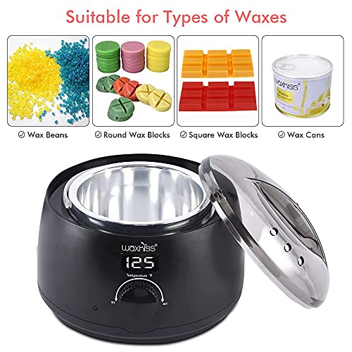 Digital Hair Removal Warmer with See-Through Lid and 14oz Pot
