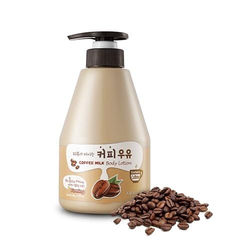 Kwailnara Coffee Milk Body Lotion & Body Wash Set – Moisturizing & Energizing Korean Skinc