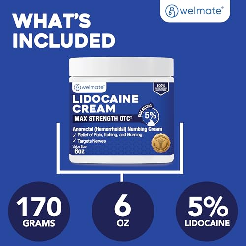 5% Lidocaine Numbing Cream