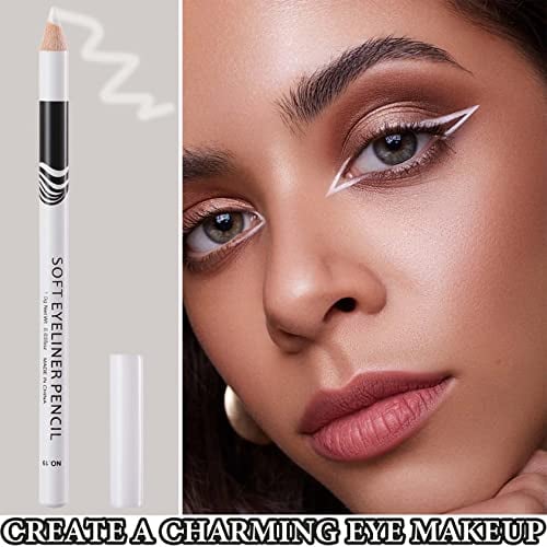 12 PCS White Eyeliner Pencils