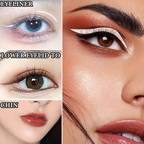12 PCS White Eyeliner Pencils