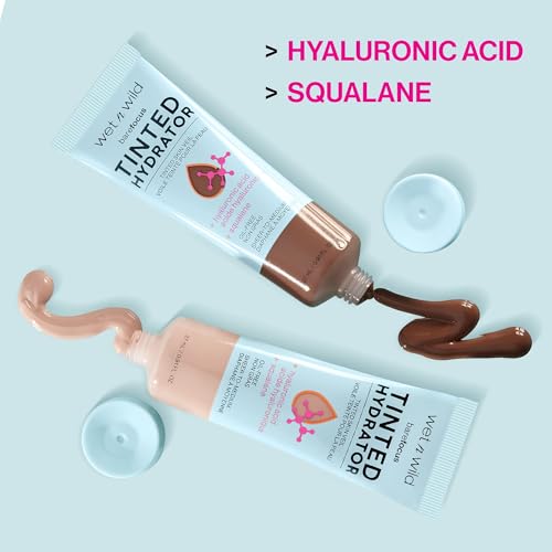 Bare Focus Tinted Hydrator Tinted Skin Veil, Lightweight Buildable Cover