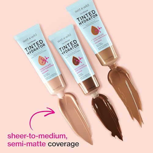 Bare Focus Tinted Hydrator Tinted Skin Veil, Lightweight Buildable Cover