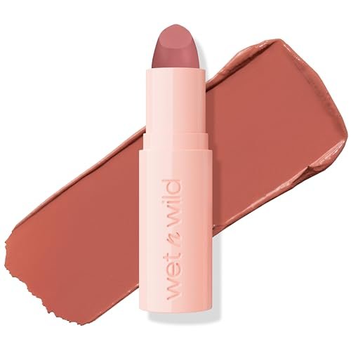 Mega Last Rich Satin Lip Color, Rich Creamy Color with Satin Finish, Infused with Vitamin E & Moisturizing Argan Oil, Lightweight, Silky-Smooth, Vegan & Cruelty-Free - H