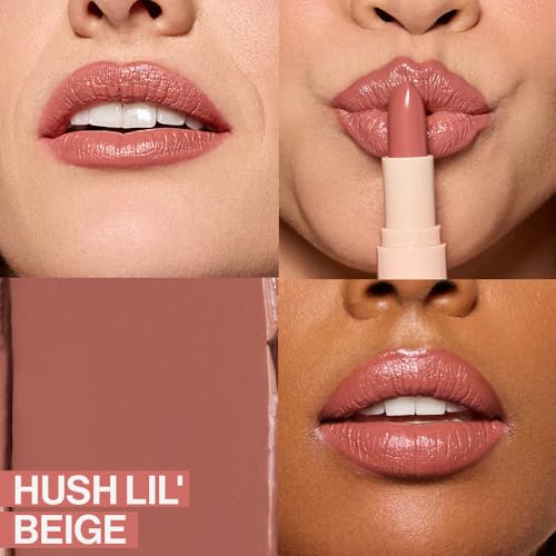 Mega Last Rich Satin Lip Color, Rich Creamy Color with Satin Finish, Infused with Vitamin E & Moisturizing Argan Oil, Lightweight, Silky-Smooth, Vegan & Cruelty-Free - H