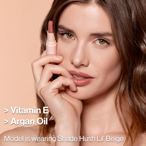 Mega Last Rich Satin Lip Color, Rich Creamy Color with Satin Finish, Infused with Vitamin E & Moisturizing Argan Oil, Lightweight, Silky-Smooth, Vegan & Cruelty-Free - H