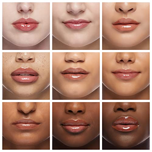 MegaSlicks Lip Gloss, Ultra-Glossy, Vitamin-E Enriched, Ultra-Gloss High Shine Moisturizing, Cruelty-Free & Vegan - Crystal Clear