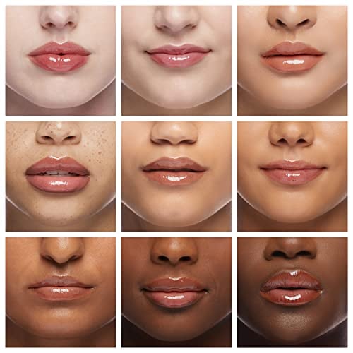 MegaSlicks Lip Gloss, Ultra-Glossy, Vitamin-E Enriched, Ultra-Gloss High Shine Moisturizing, Cruelty-Free & Vegan - Crystal Clear
