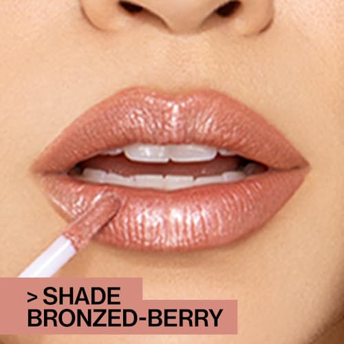 MegaSlicks Lip Gloss, Ultra-Glossy, Vitamin-E Enriched, Ultra-Gloss High Shine Moisturizing, Cruelty-Free & Vegan - Crystal Clear