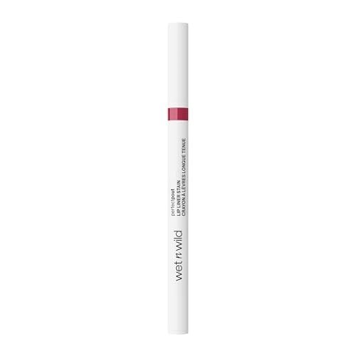 Perfect Pout Lip Liner Stain, Long-Lasting Transfer-Proof Formula with Blade-Like Applicator for Precision & Full Lip Coverage, Vegan & Cruelty-Free - Spilled Wine
