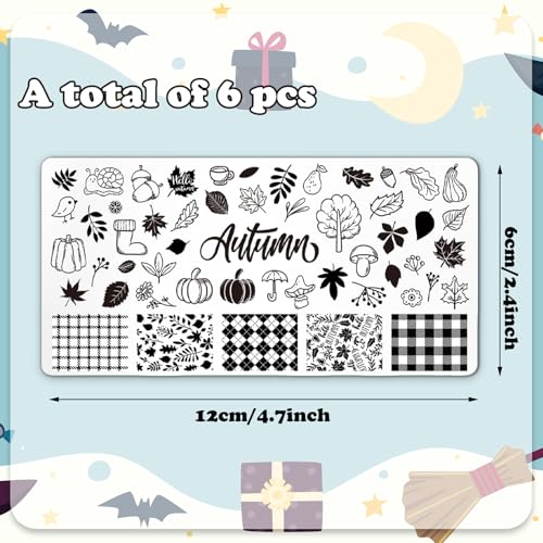 Holiday Nail Stamping Plate Set