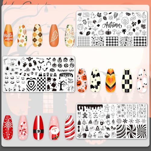 Holiday Nail Stamping Plate Set