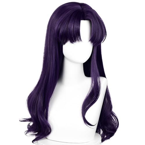 Purple Wavy Cosplay Wig