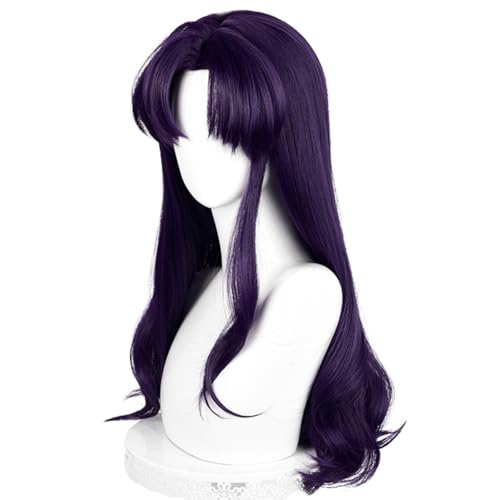 Purple Wavy Cosplay Wig