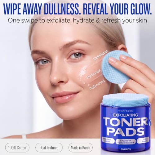 Pearl Glow Toner Pads with Glycolic Acid