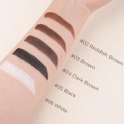Eyebrow Pomade Kit with Dual-Ended Brush, Long-Lasti