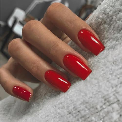 Red Nails Press ons