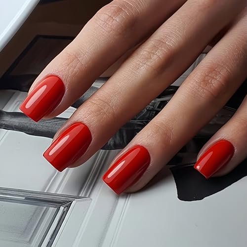 Red Nails Press ons