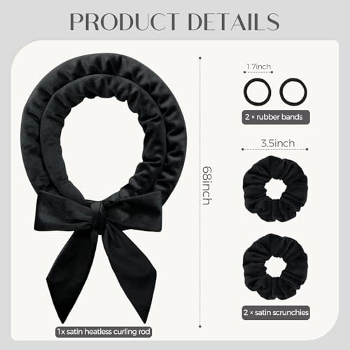 Heatless Curls Overnight Hair Curlers to Sleep In Ov