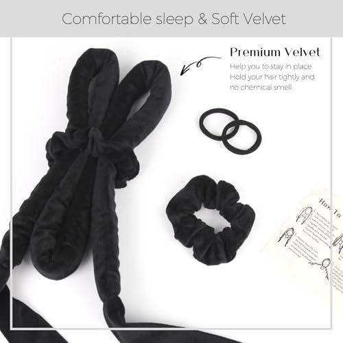 Heatless Curls Overnight Hair Curlers to Sleep In Ov