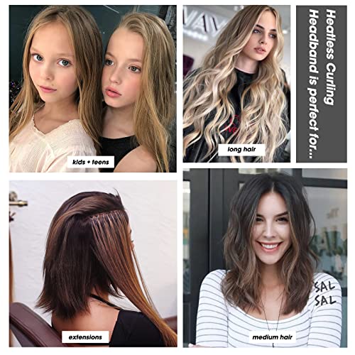 Heatless Curls Overnight Hair Curlers to Sleep In Ov