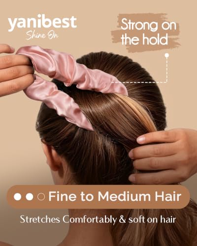 8 Piece Satin Scrunchies