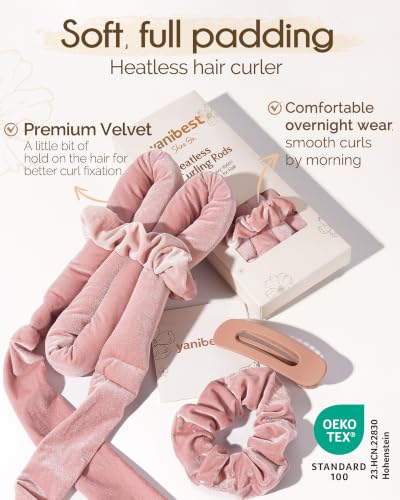 Yanibest Heatless Hair Curler, No Heat Hair Curlers