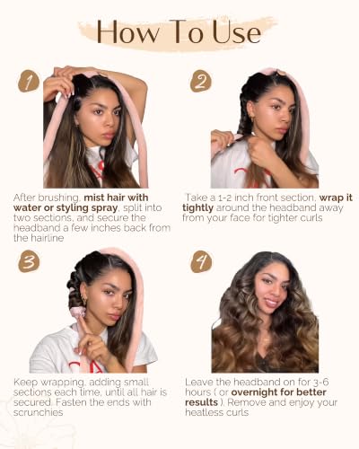 Yanibest Heatless Hair Curler, No Heat Hair Curlers