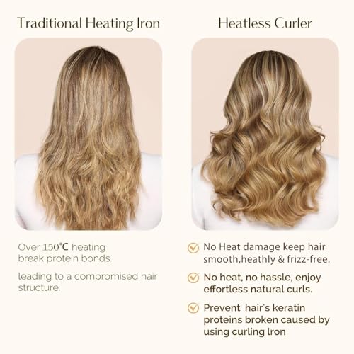 Yanibest Heatless Hair Curler, No Heat Hair Curlers