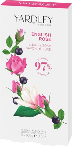 English Rose Soap 3 Bar Box 100gea bar by Yardley