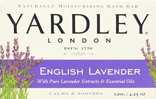 London English Lavender with Essential Oils Soap Bar, 4.25 oz Bar (Pack of 8)